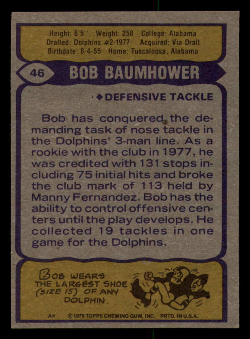 1979 Topps Football - #1 to #60 - Complete your set - Pick your card - Picture 325 of 457