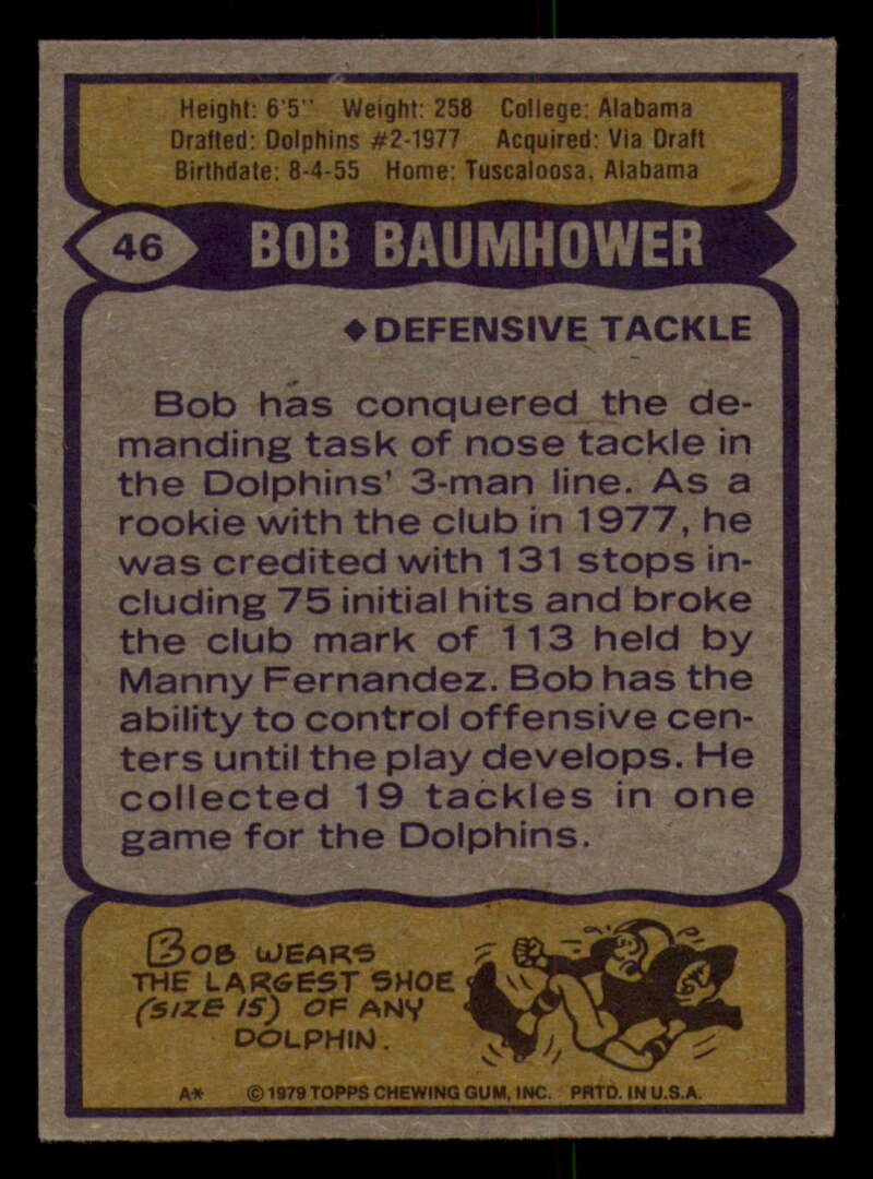 1979 Topps Football - #1 to #60 - Complete your set - Pick your card - Picture 329 of 457