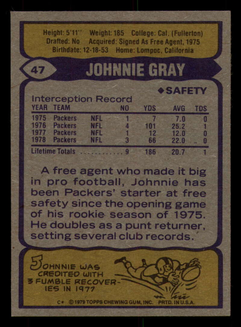 1979 Topps Football - #1 to #60 - Complete your set - Pick your card - Picture 339 of 457