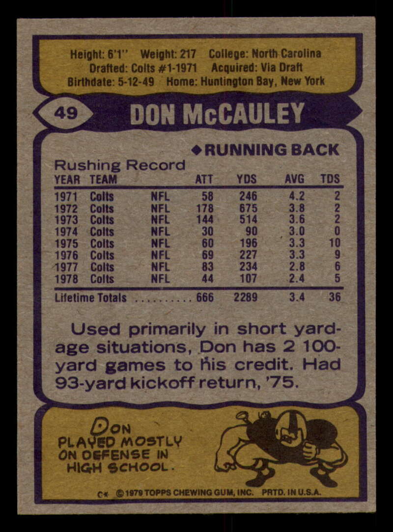 1979 Topps Football - #1 to #60 - Complete your set - Pick your card - Picture 345 of 457