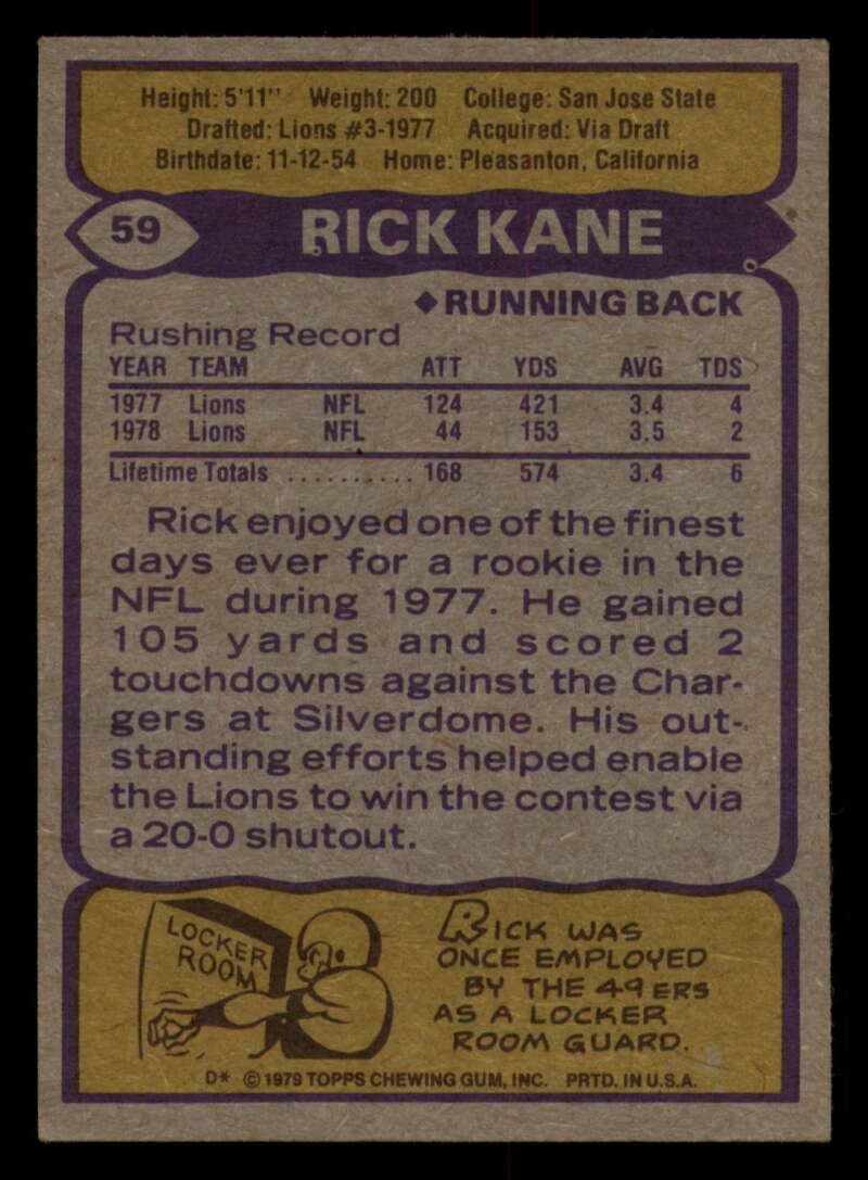 1979 Topps Football - #1 to #60 - Complete your set - Pick your card - Picture 441 of 457