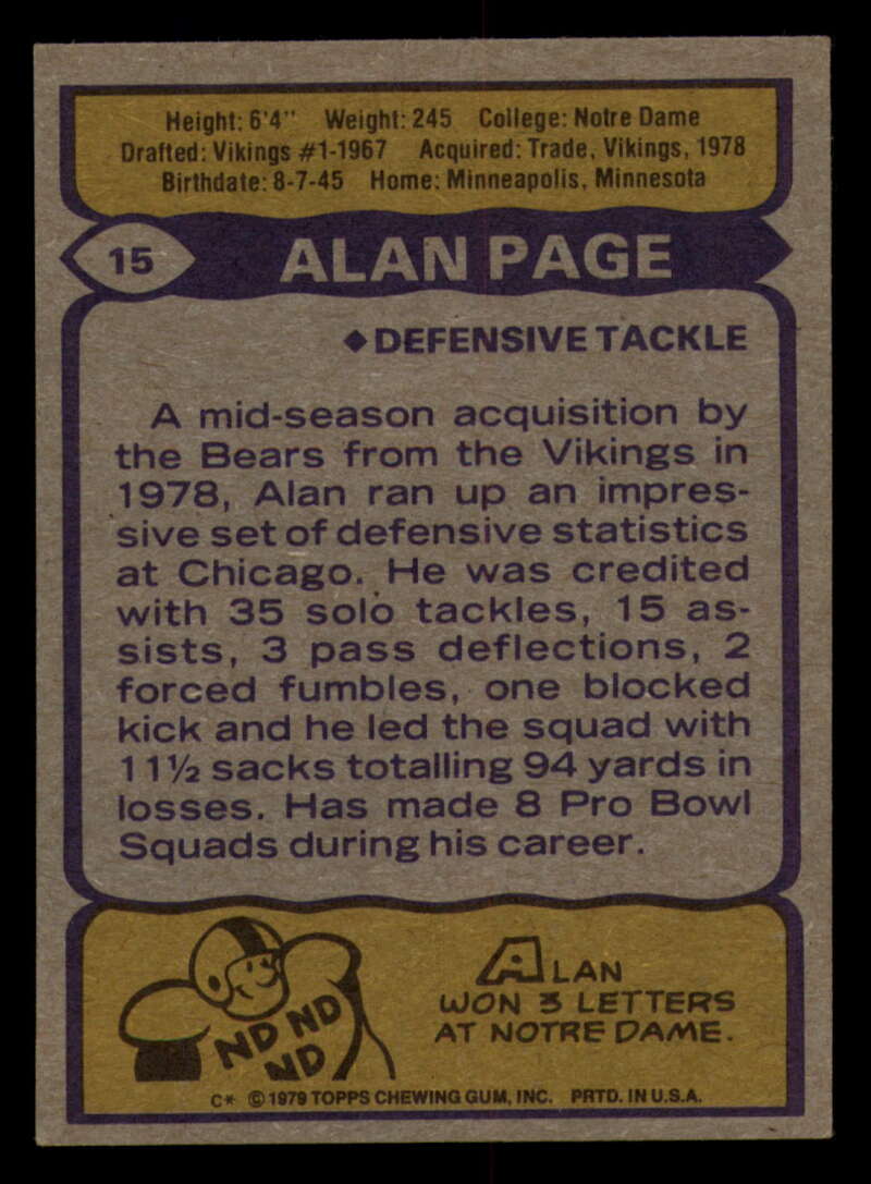 1979 Topps Football - #1 to #60 - Complete your set - Pick your card - Picture 99 of 457