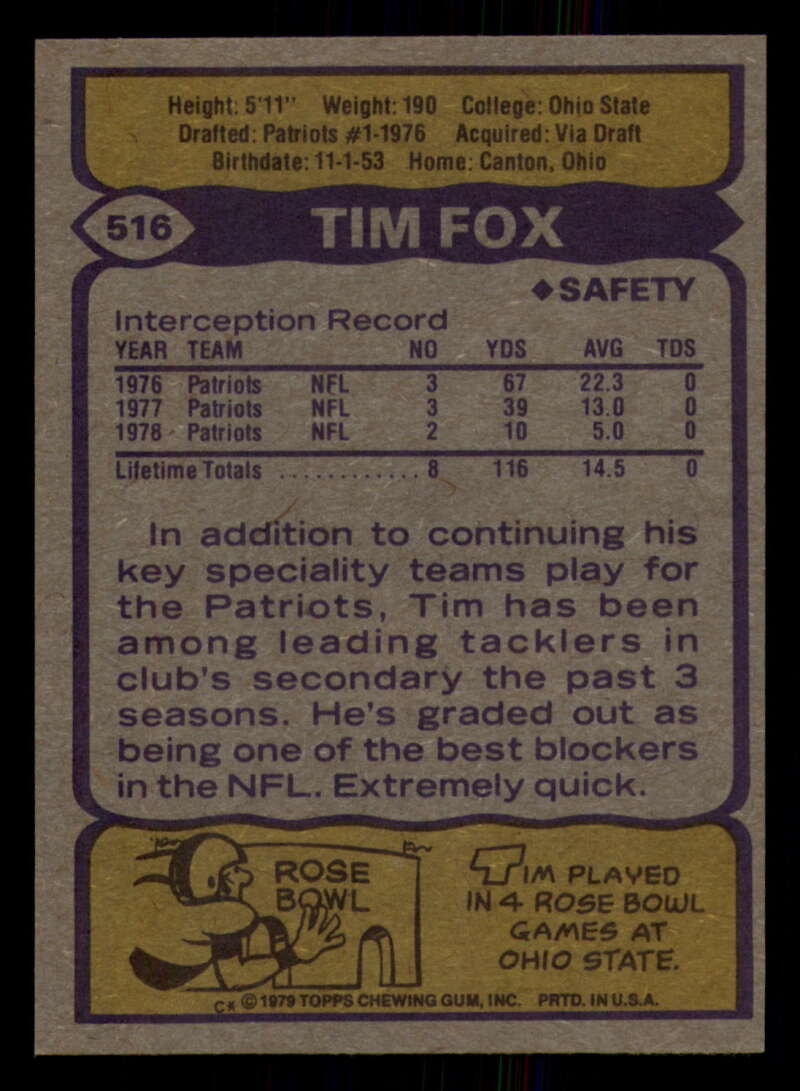 1979 Topps Football - #501 to #528 - Complete your set - Pick your card - Picture 119 of 201