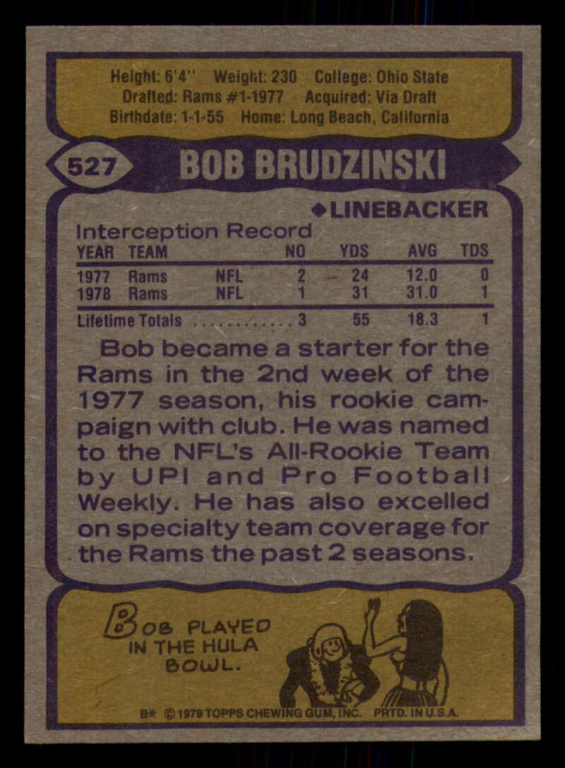 1979 Topps Football - #501 to #528 - Complete your set - Pick your card - Picture 189 of 201