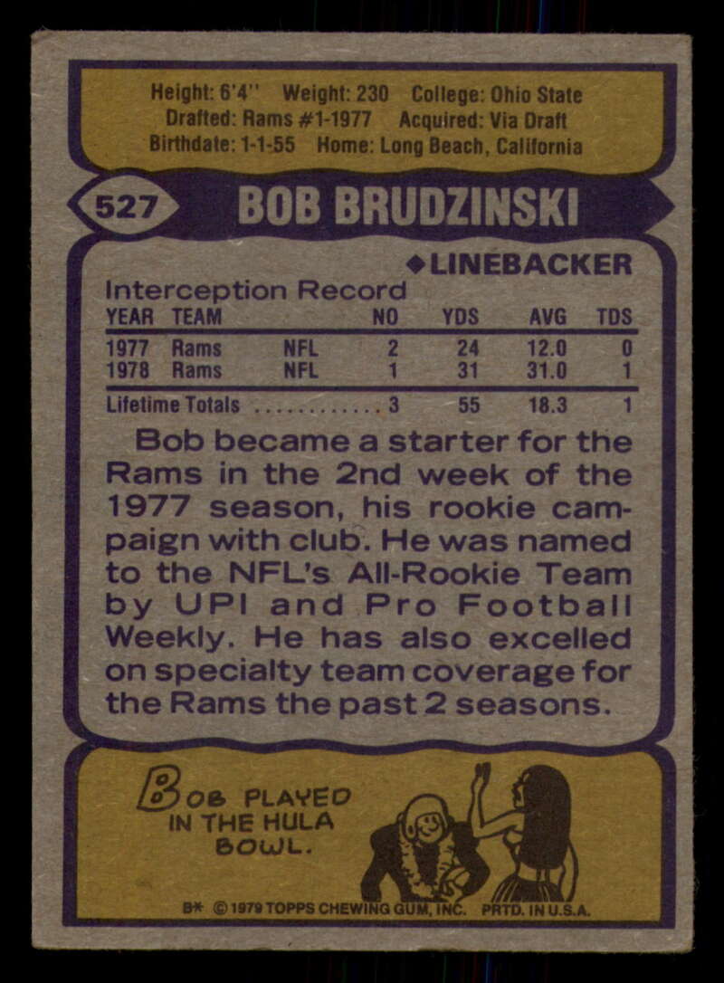 1979 Topps Football - #501 to #528 - Complete your set - Pick your card - Picture 193 of 201