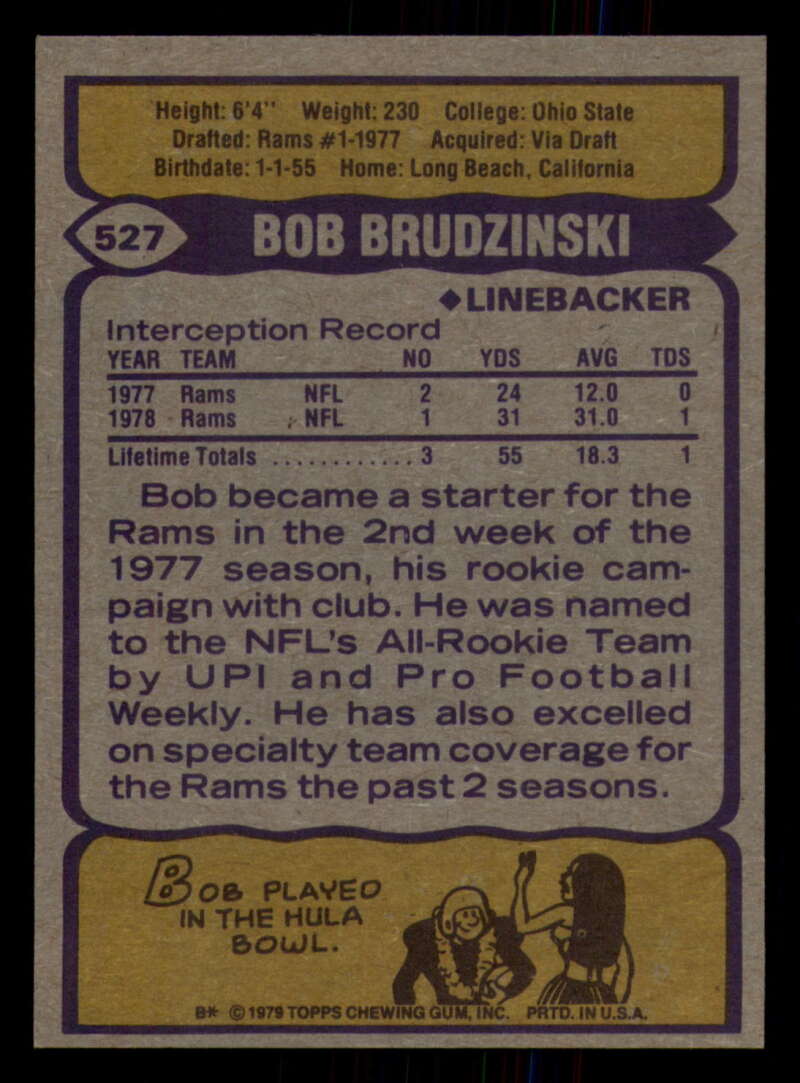 1979 Topps Football - #501 to #528 - Complete your set - Pick your card - Picture 195 of 201