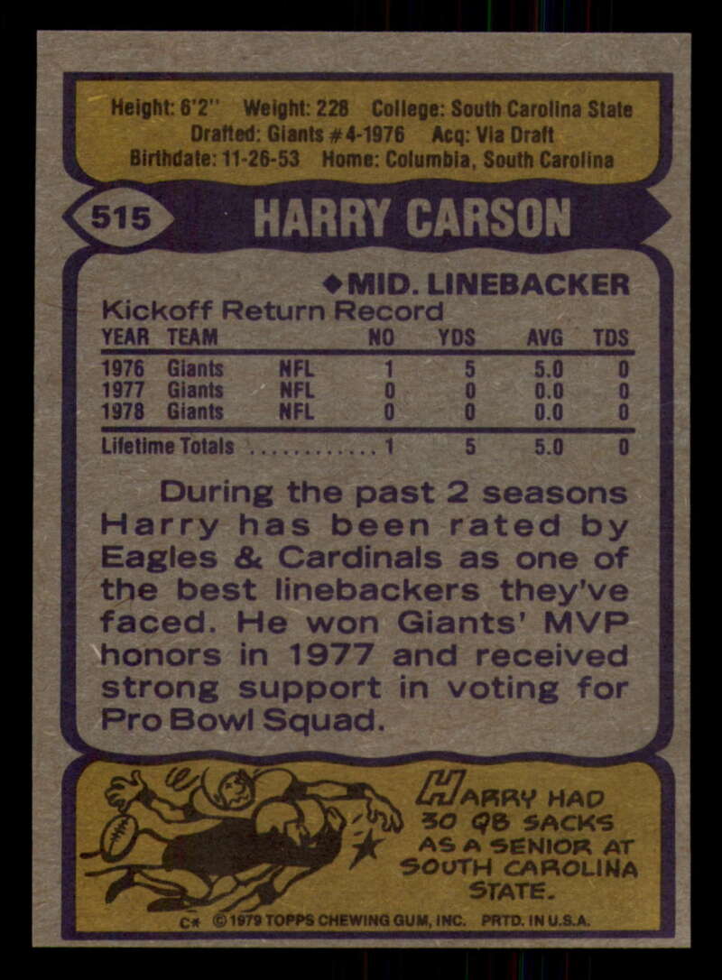 1979 Topps Football - #501 to #528 - Complete your set - Pick your card - Picture 115 of 201