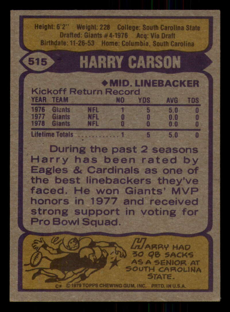 1979 Topps Football - #501 to #528 - Complete your set - Pick your card - Picture 113 of 201