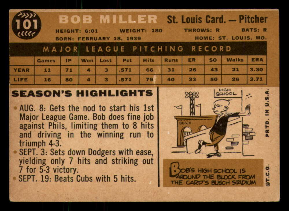 1960 Topps Baseball #91 to #180 - Complete your set - Pick your card - Picture 63 of 455