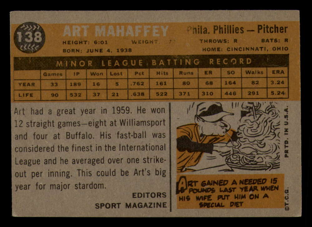 1960 Topps Baseball #91 to #180 - Complete your set - Pick your card - Picture 207 of 455