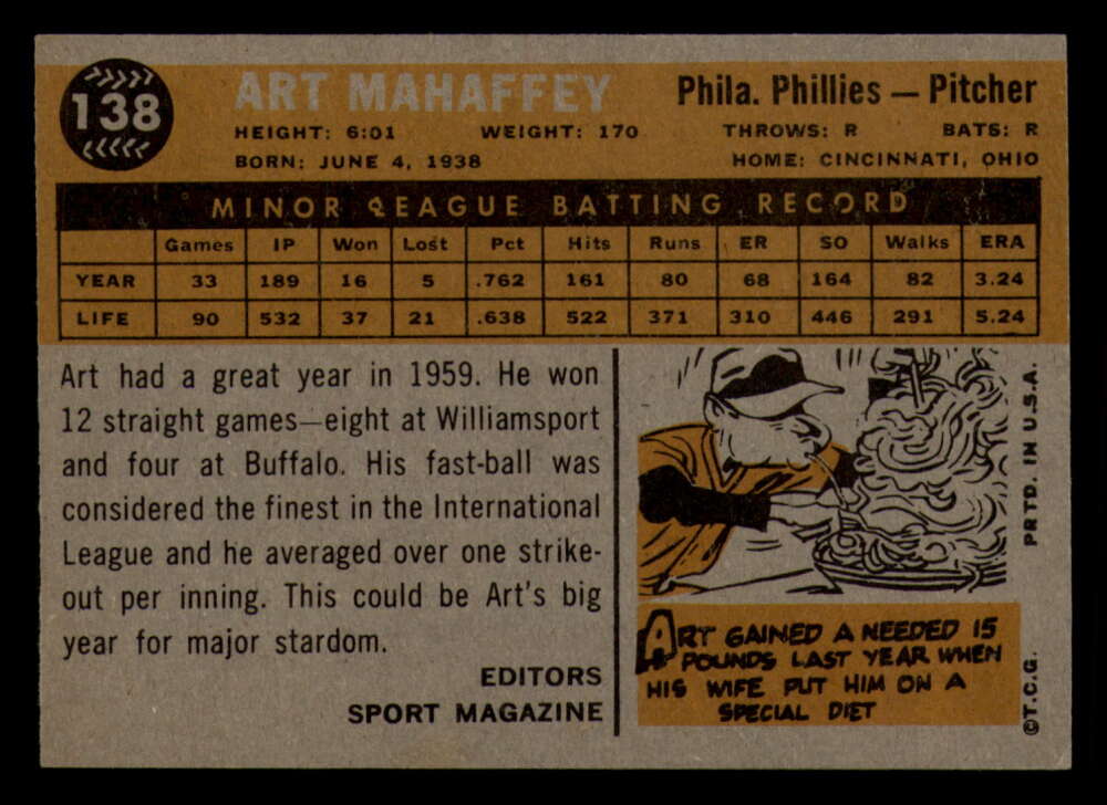 1960 Topps Baseball #91 to #180 - Complete your set - Pick your card - Picture 209 of 455