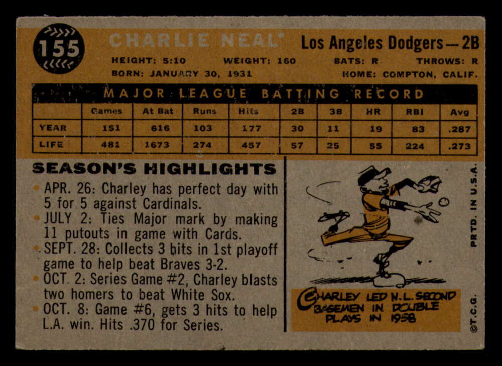 1960 Topps Baseball #91 to #180 - Complete your set - Pick your card - Picture 285 of 455