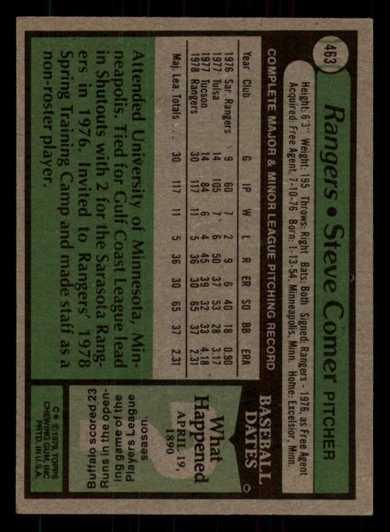 1979 Topps Baseball #451  to  #500 - Complete your set - Pick your card - Picture 129 of 489