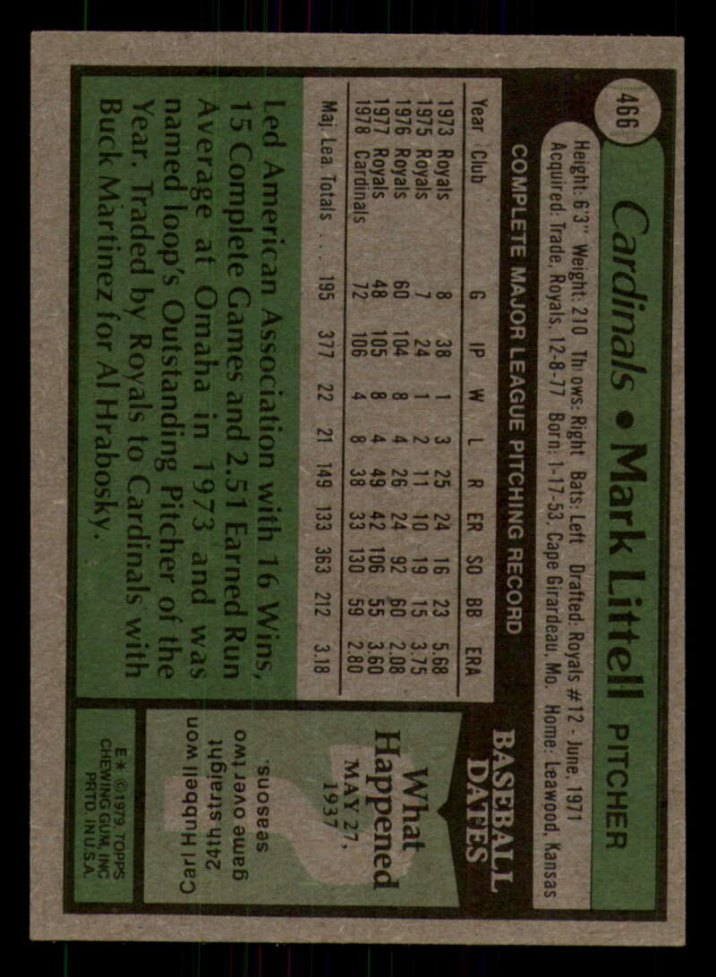 1979 Topps Baseball #451  to  #500 - Complete your set - Pick your card - Picture 163 of 489