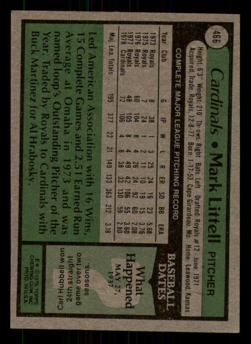 1979 Topps Baseball #451  to  #500 - Complete your set - Pick your card - Picture 165 of 489