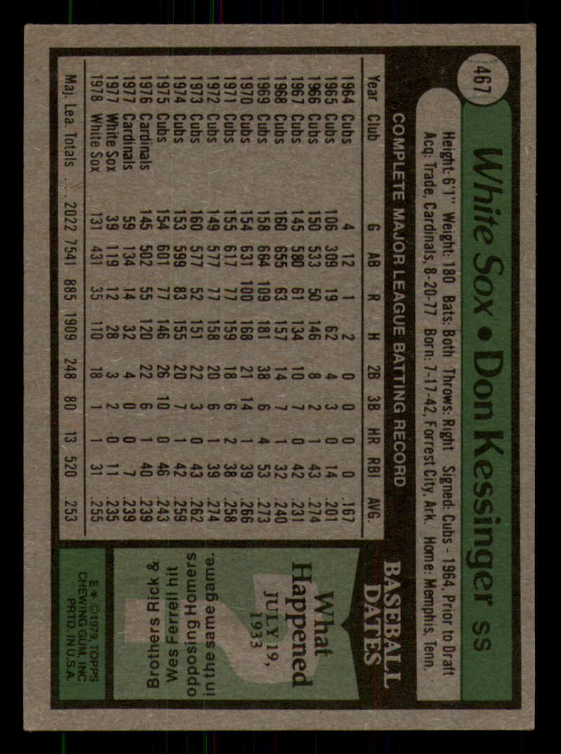 1979 Topps Baseball #451  to  #500 - Complete your set - Pick your card - Picture 169 of 489