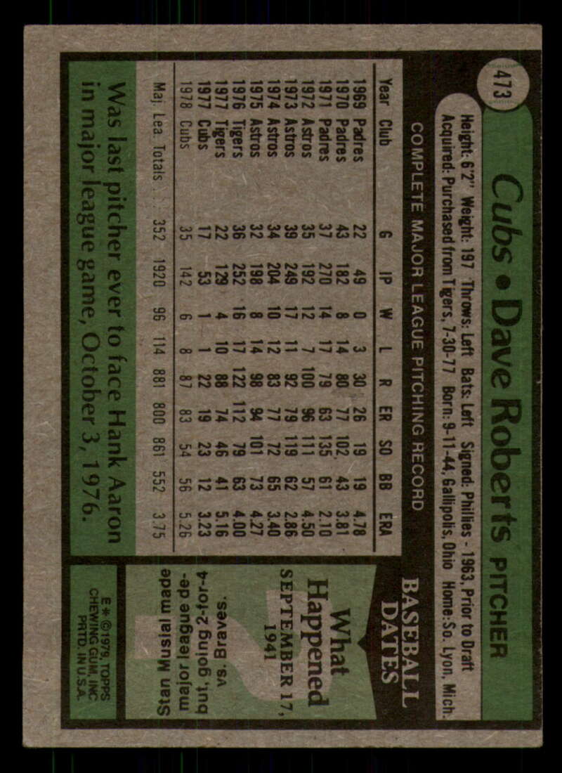 1979 Topps Baseball #451  to  #500 - Complete your set - Pick your card - Picture 235 of 489