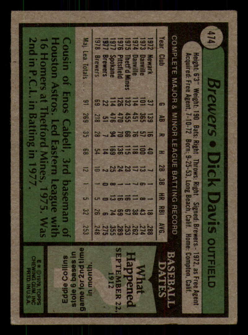 1979 Topps Baseball #451  to  #500 - Complete your set - Pick your card - Picture 245 of 489
