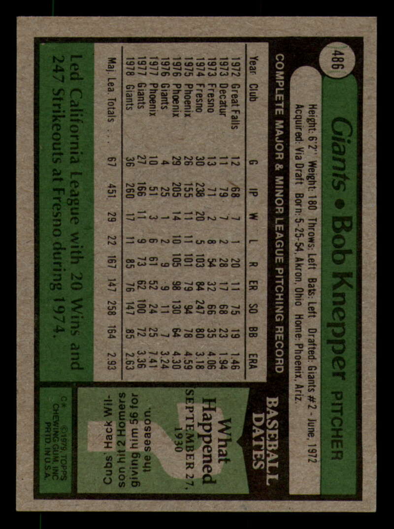 1979 Topps Baseball #451  to  #500 - Complete your set - Pick your card - Picture 347 of 489