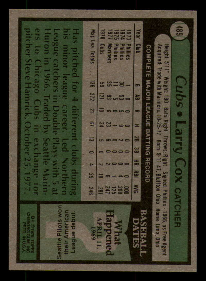 1979 Topps Baseball #451  to  #500 - Complete your set - Pick your card - Picture 379 of 489