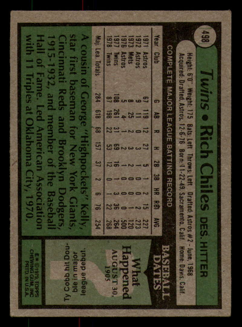 1979 Topps Baseball #451  to  #500 - Complete your set - Pick your card - Picture 477 of 489