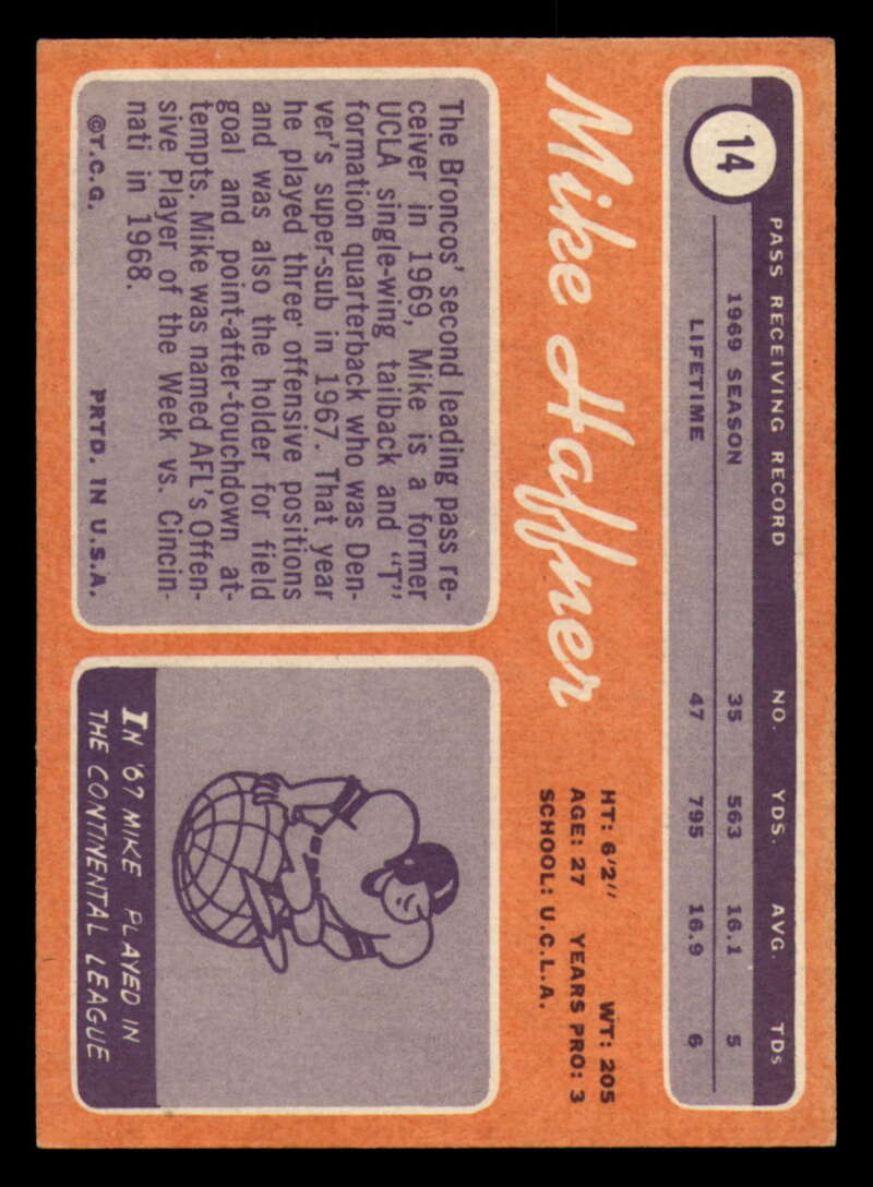 1970 Topps Football #1 to #89 - Complete your set - Pick your card - Picture 83 of 475