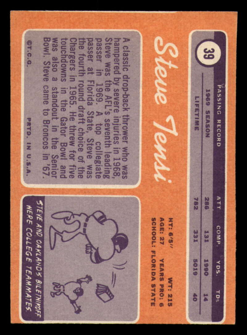 1970 Topps Football #1 to #89 - Complete your set - Pick your card - Picture 223 of 475