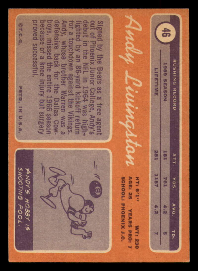 1970 Topps Football #1 to #89 - Complete your set - Pick your card - Picture 261 of 475