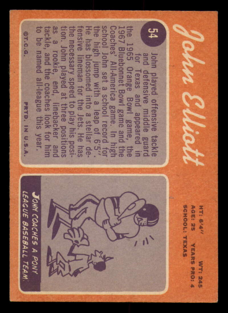 1970 Topps Football #1 to #89 - Complete your set - Pick your card - Picture 315 of 475