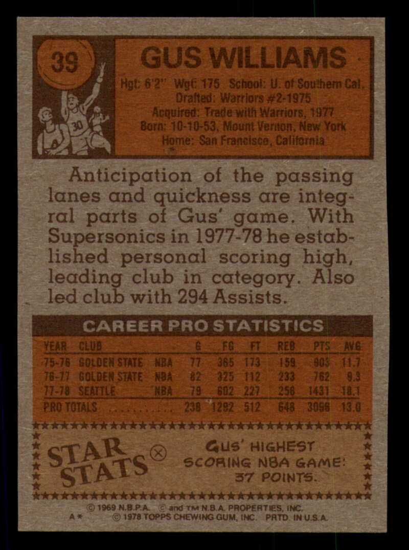 1978-79 Topps Basketball #1 - #50 - Complete your set - Pick your card - Picture 287 of 361