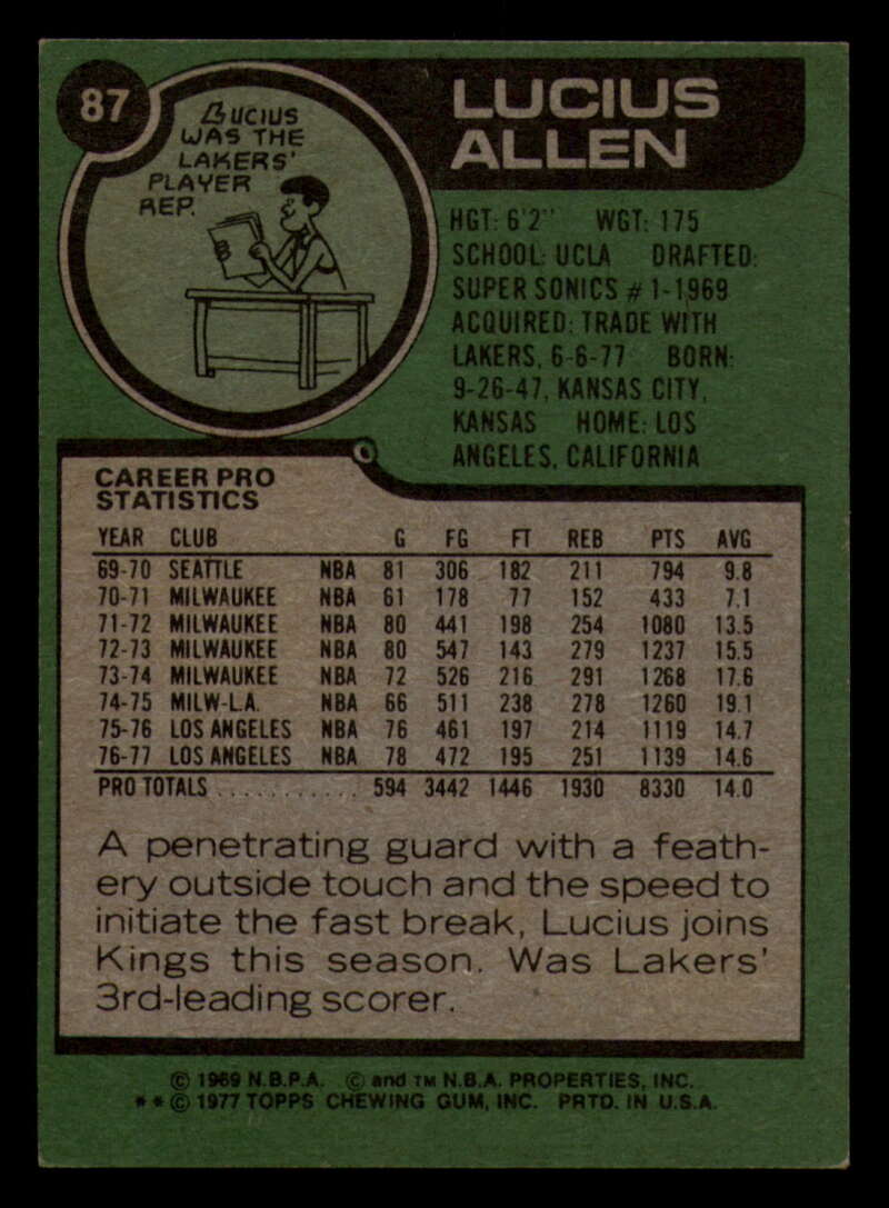 1977-78 Topps Basketball Gray Back - Complete your set - Pick your card - Picture 63 of 91