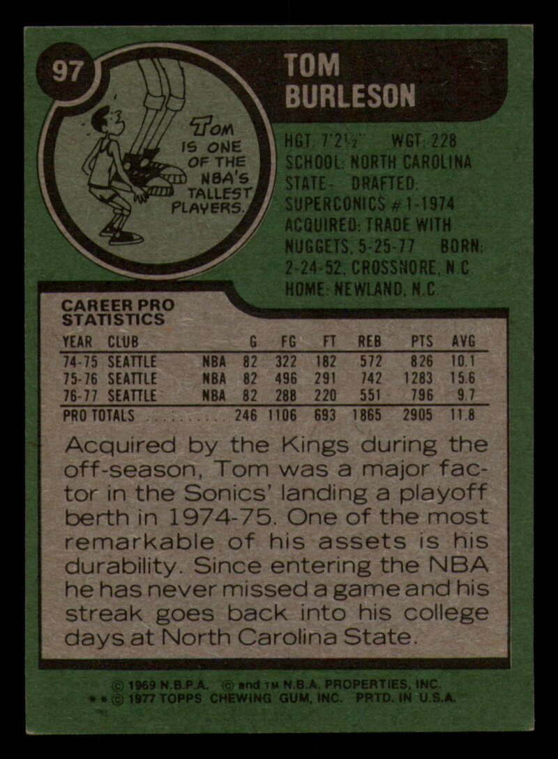 1977-78 Topps Basketball Gray Back - Complete your set - Pick your card - Picture 69 of 91
