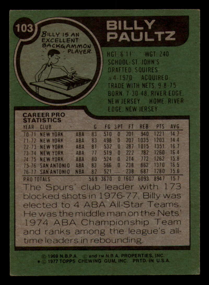 1977-78 Topps Basketball Gray Back - Complete your set - Pick your card - Picture 75 of 91