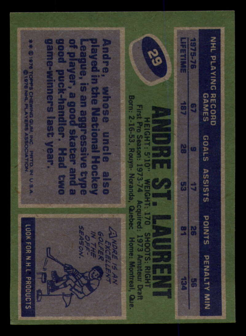 1976-77 Topps Hockey  #6 - #85 - Complete your set - Pick your Card - Picture 97 of 423