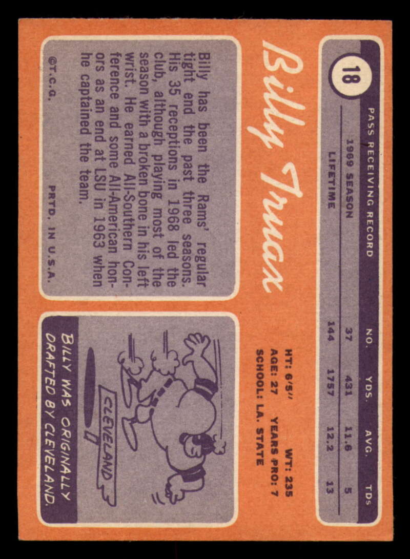 1970 Topps Football #1 to #89 - Complete your set - Pick your card - Picture 103 of 475