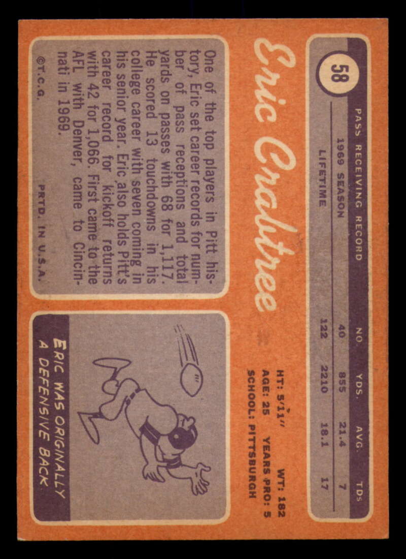 1970 Topps Football #1 to #89 - Complete your set - Pick your card - Picture 329 of 475