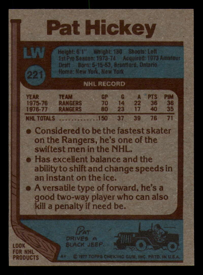 1977-78 Topps Hockey - #221 to #264 - Complete your set - Pick your card - Picture 7 of 291