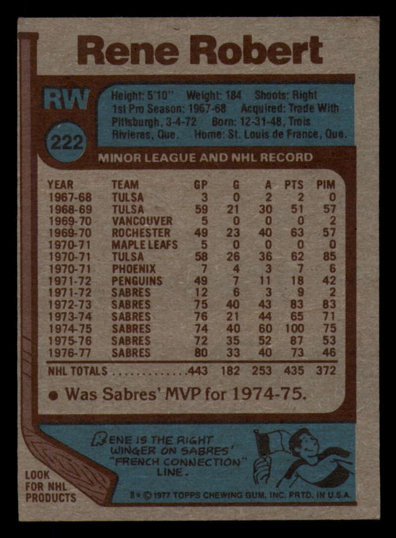 1977-78 Topps Hockey - #221 to #264 - Complete your set - Pick your card - Picture 13 of 291