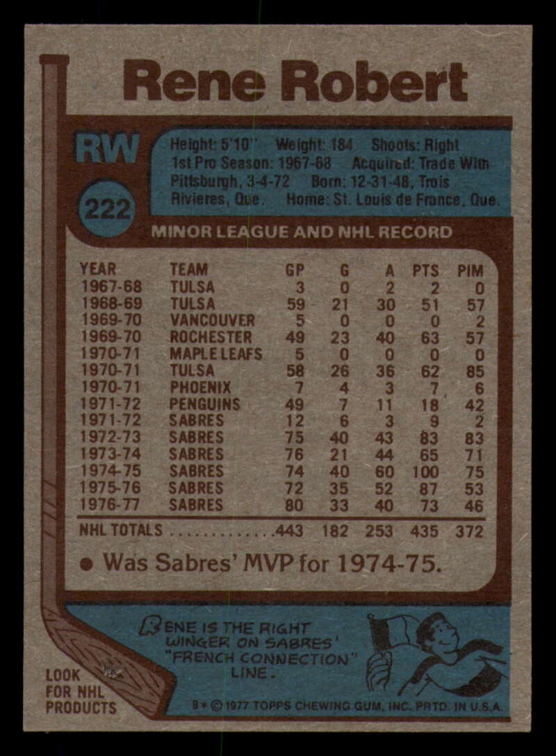 1977-78 Topps Hockey - #221 to #264 - Complete your set - Pick your card - Picture 17 of 291