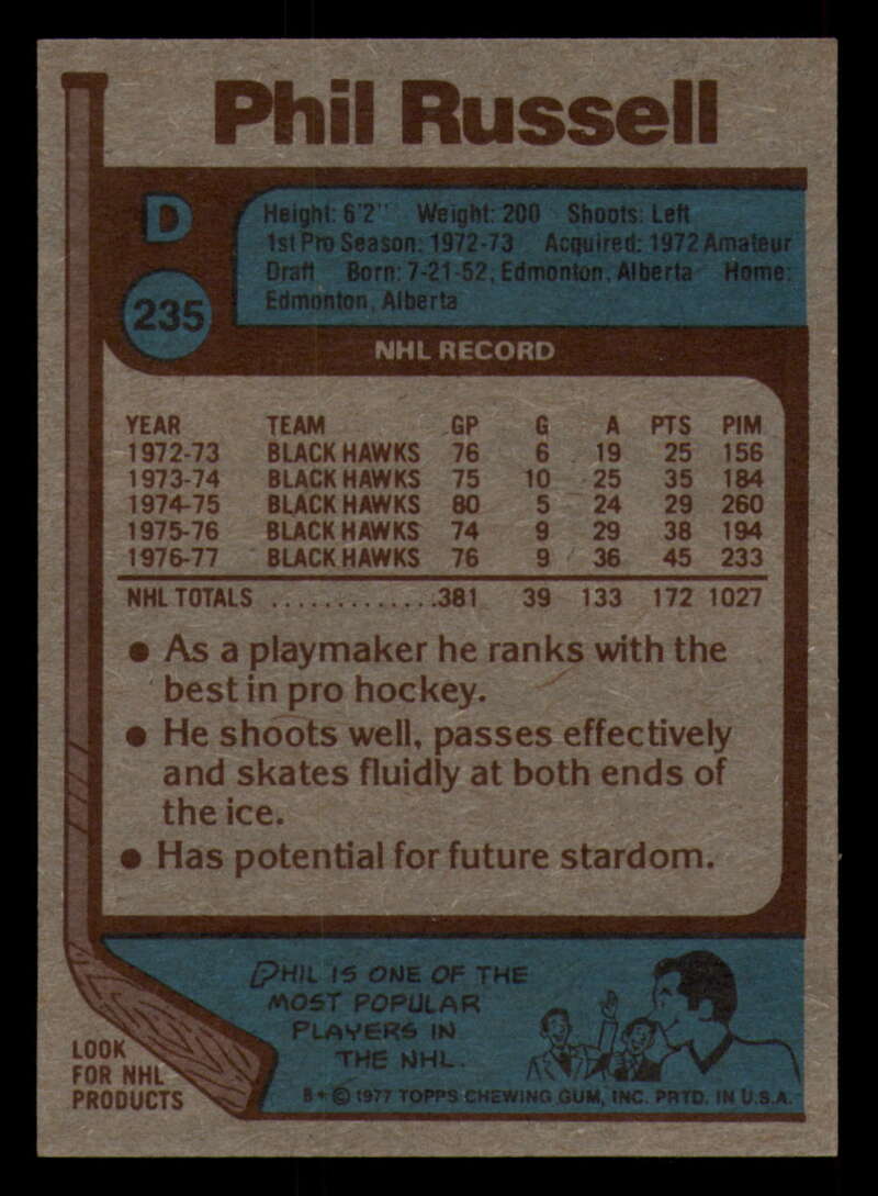 1977-78 Topps Hockey - #221 to #264 - Complete your set - Pick your card - Picture 75 of 291