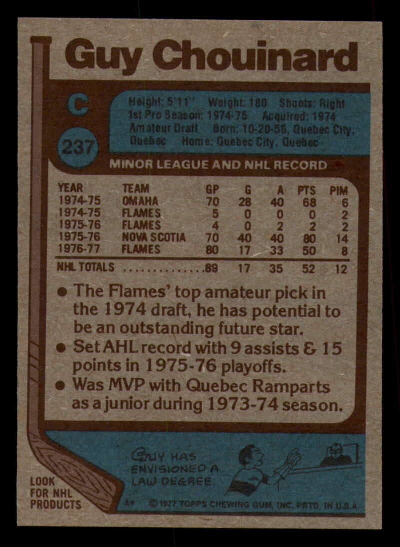 1977-78 Topps Hockey - #221 to #264 - Complete your set - Pick your card - Picture 85 of 291