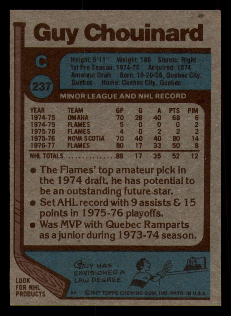 1977-78 Topps Hockey - #221 to #264 - Complete your set - Pick your card - Picture 87 of 291