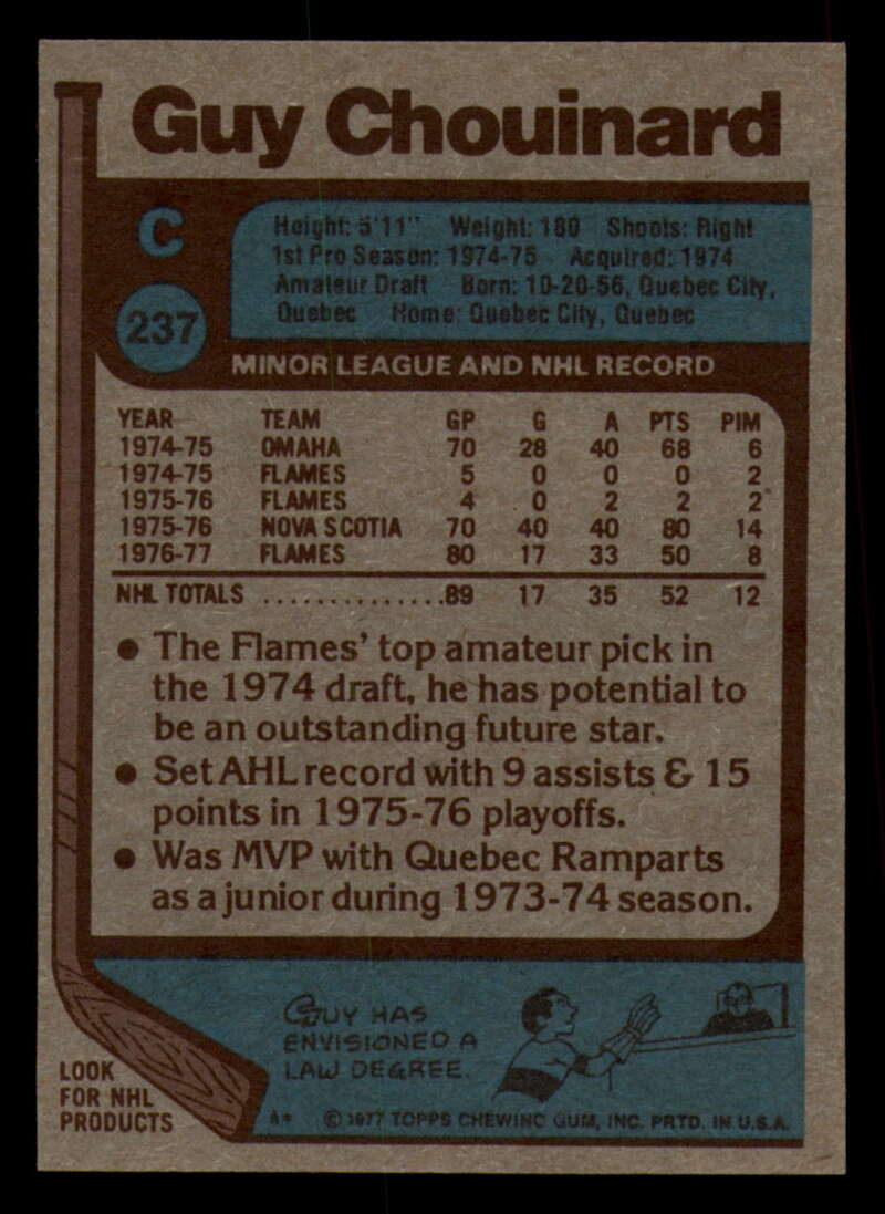 1977-78 Topps Hockey - #221 to #264 - Complete your set - Pick your card - Picture 89 of 291