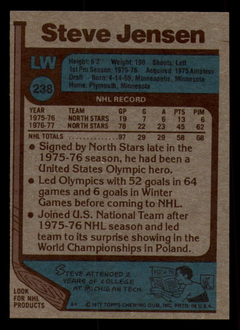 1977-78 Topps Hockey - #221 to #264 - Complete your set - Pick your card - Picture 95 of 291
