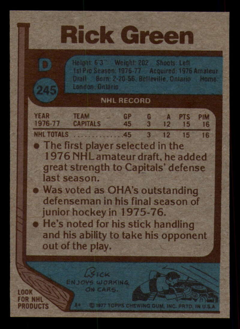 1977-78 Topps Hockey - #221 to #264 - Complete your set - Pick your card - Picture 147 of 291