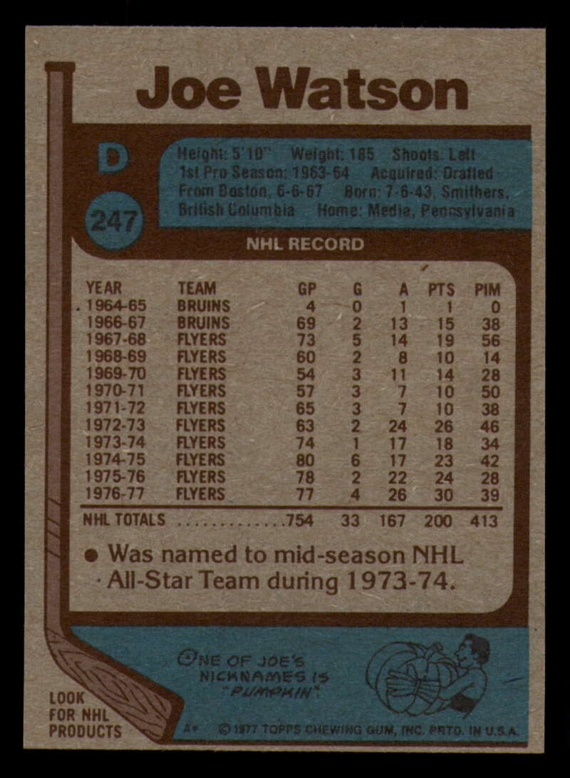 1977-78 Topps Hockey - #221 to #264 - Complete your set - Pick your card - Picture 155 of 291