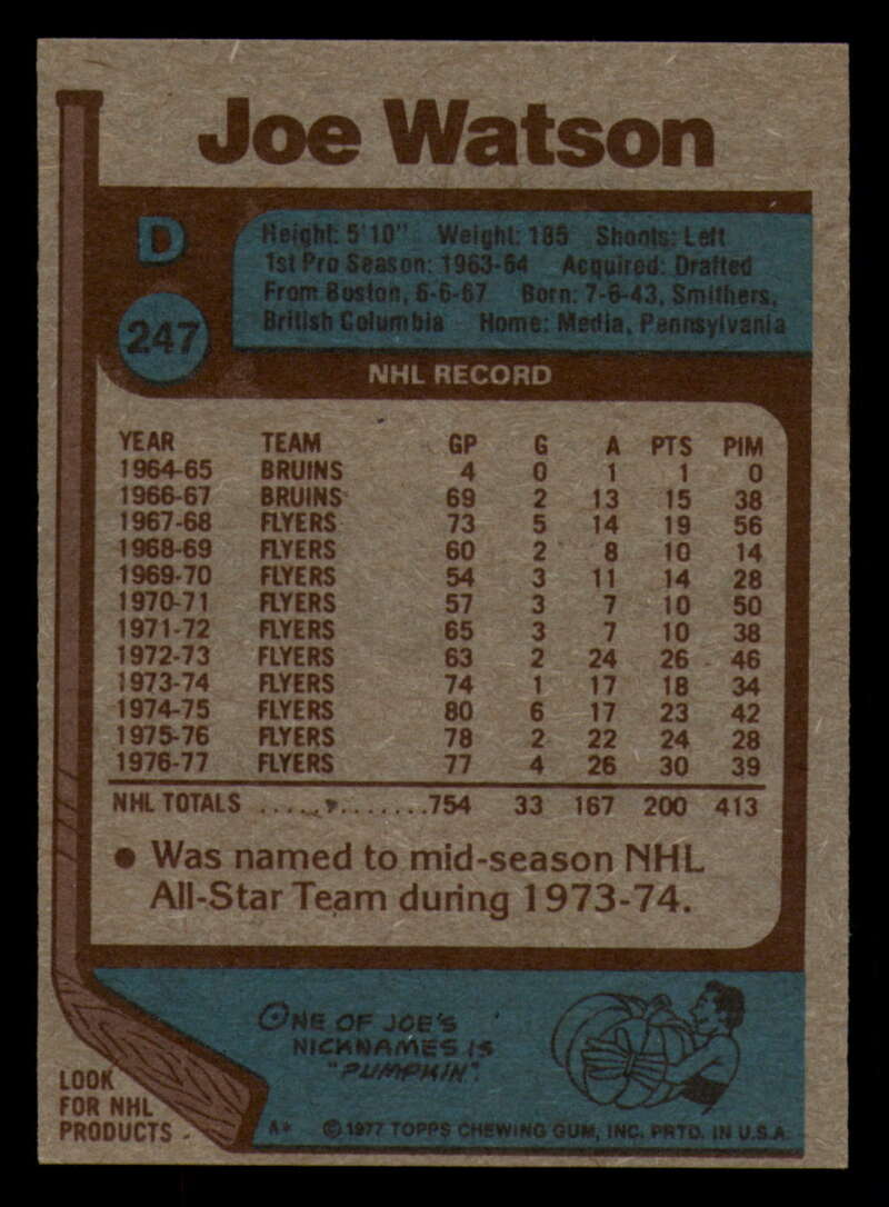 1977-78 Topps Hockey - #221 to #264 - Complete your set - Pick your card - Picture 159 of 291