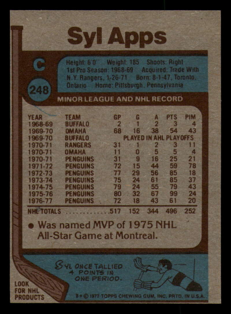 1977-78 Topps Hockey - #221 to #264 - Complete your set - Pick your card - Picture 169 of 291