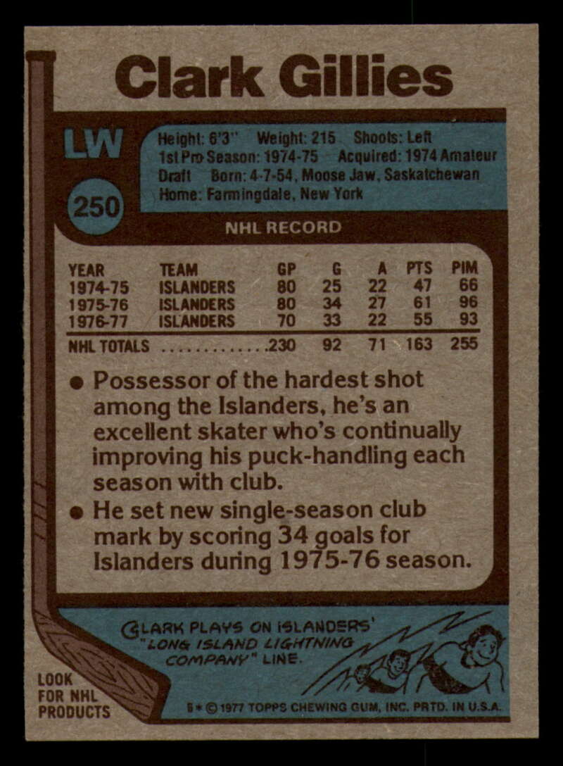 1977-78 Topps Hockey - #221 to #264 - Complete your set - Pick your card - Picture 179 of 291