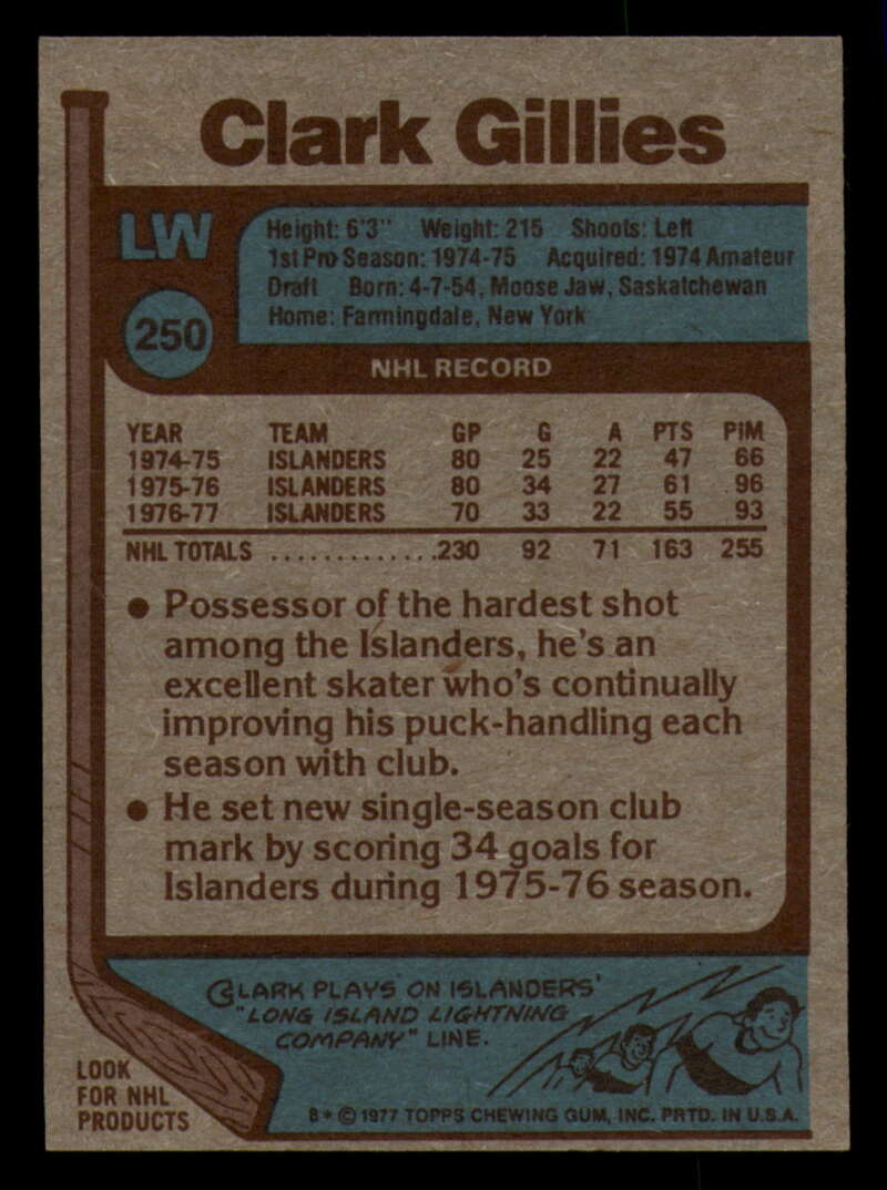 1977-78 Topps Hockey - #221 to #264 - Complete your set - Pick your card - Picture 181 of 291